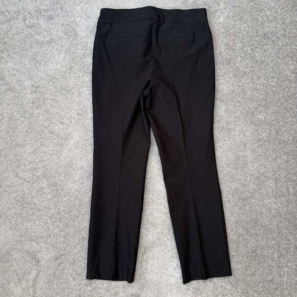 Chico's Pants Womens 0R Black Straight Leg Pull On Stretch Dress Career Work - Picture 9 of 11